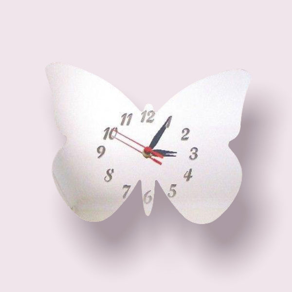 Butterfly Big Wings Shaped Clocks - Many Colour Choices