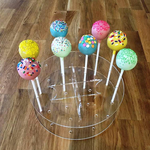Cake Pop Stand Round - Clear