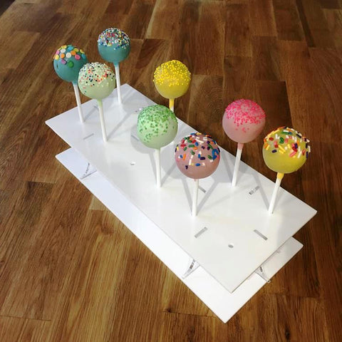Cake Pop Stand Rectangle - White