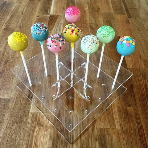 Cake Pop Stand Square - Clear