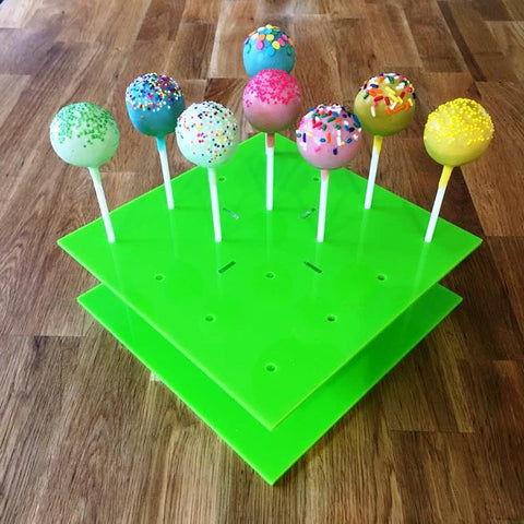 Cake Pop Stand Square - Lime Green