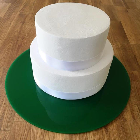 Round Cake Board - Green