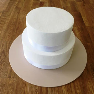 Round Cake Board - Latte
