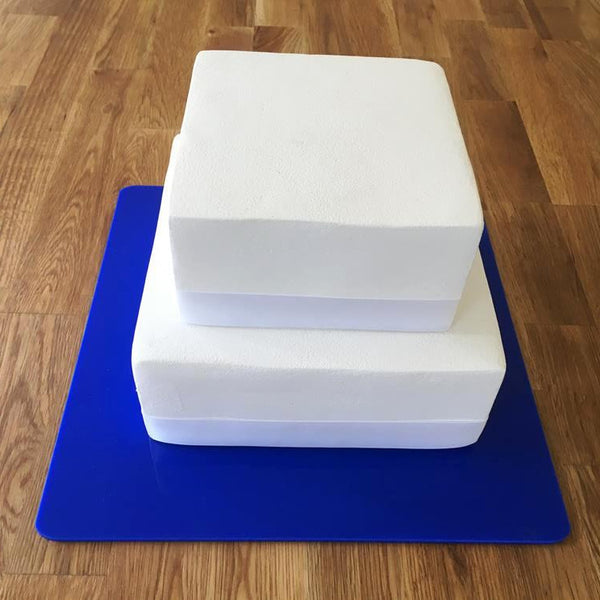 Square Cake Board - Blue