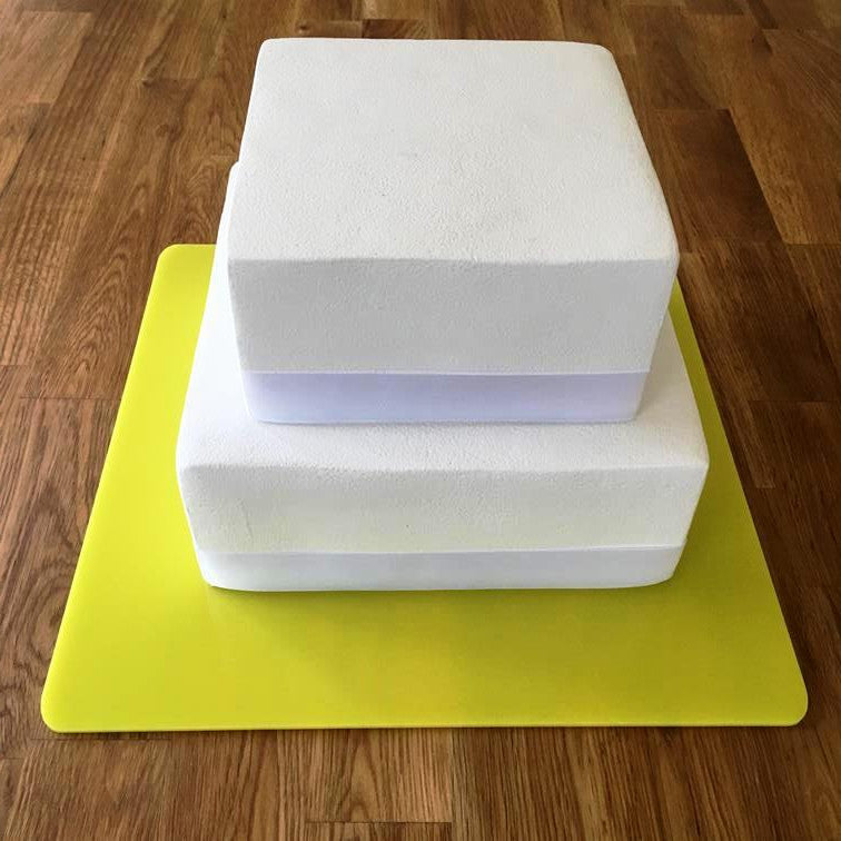Square Cake Board - Yellow