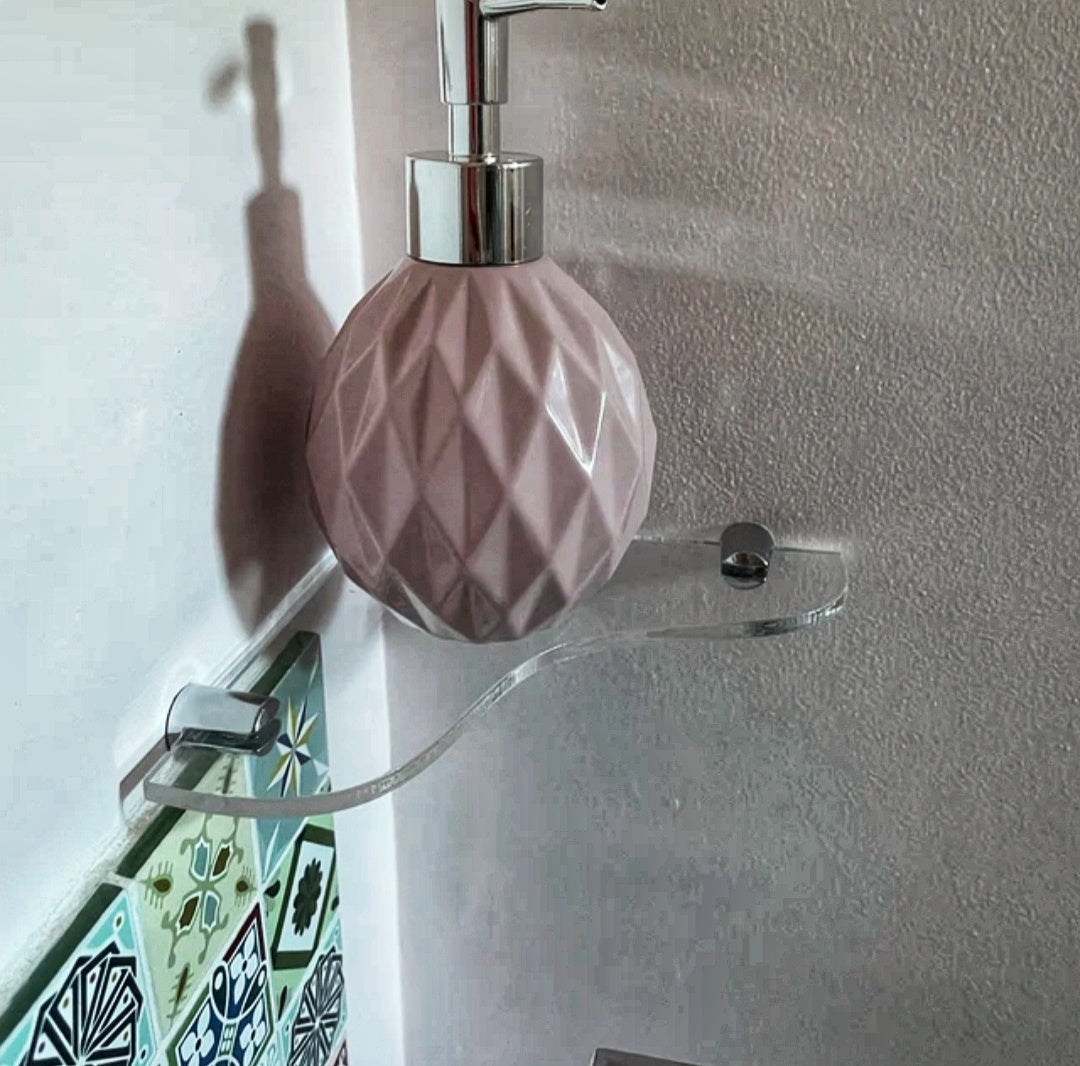 Wavy Corner Acrylic Shelves