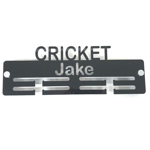 Personalised "Cricket" Medal Hanger