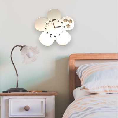 Daisy Shaped Clocks - Many Colour Choices