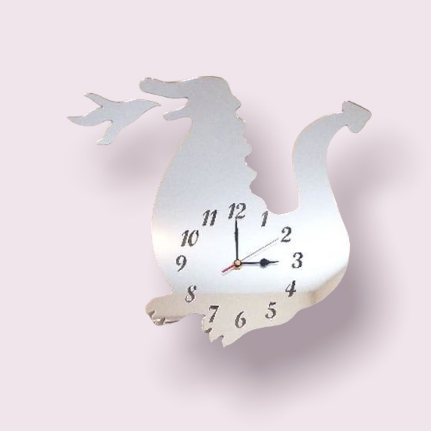 Dragon Shaped Clocks - Many Colour Choices