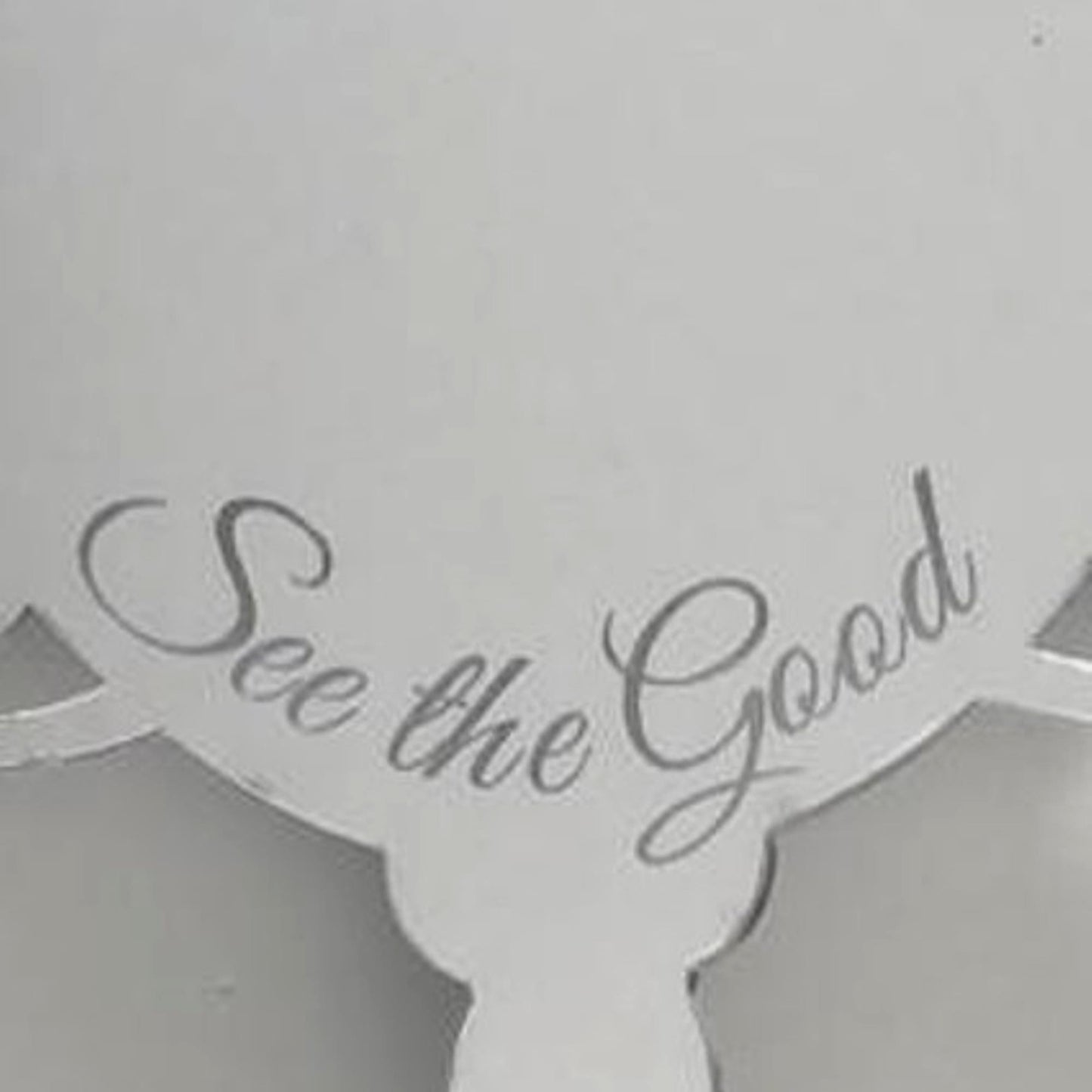 Arts and Crafts Round Hand Held Mirror