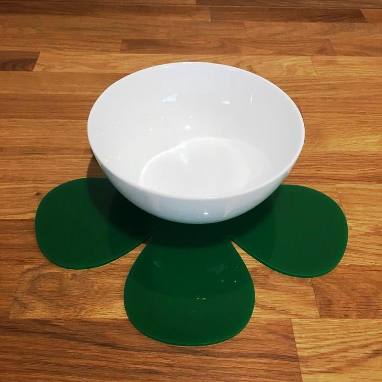 Daisy Shaped Placemat Set - Green