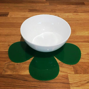 Daisy Shaped Placemat Set - Green