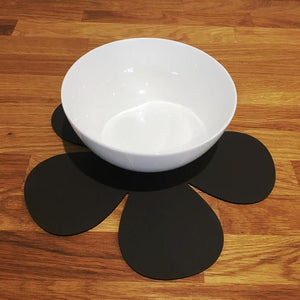 Daisy Shaped Placemat Set - Mocha Brown