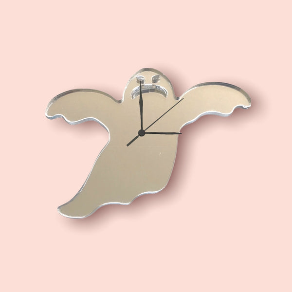 Ghost Shaped Clocks - Many Colour Choices