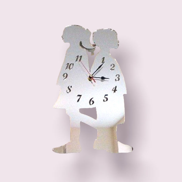 Girl & Boy Shaped Clocks - Many Colour Choices