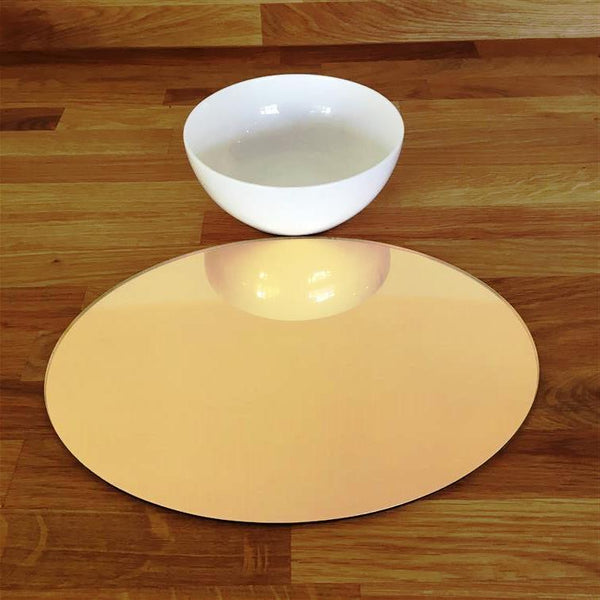 Oval Placemat Set - Gold Mirror