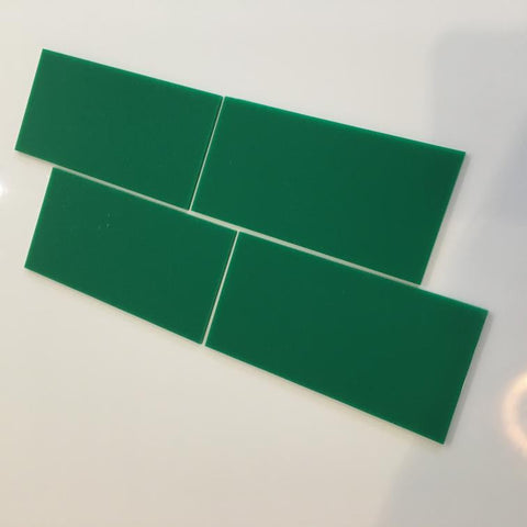 Rectangular Tiles - Green