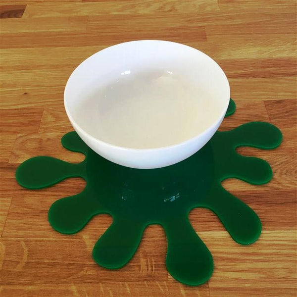 Splash Shaped Placemat Set - Green