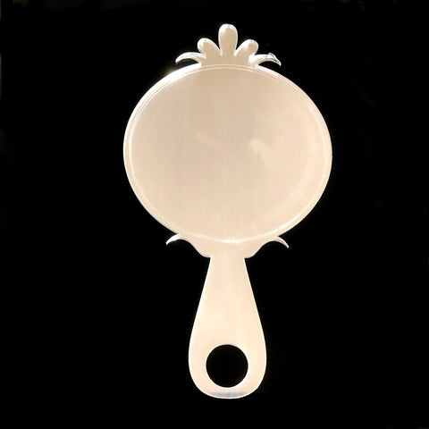 Arts and Crafts Round Shaped Hand Held Mirrors