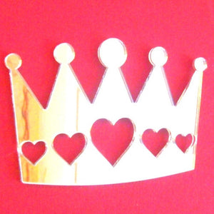Crown of Hearts Acrylic Mirror