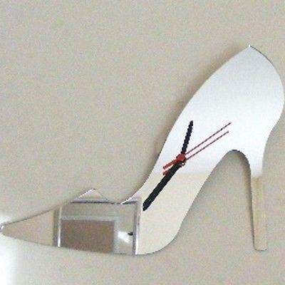 High Heel Shoe Shaped Clocks - Many Colour Choices