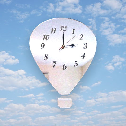 Hot Air Balloon Shaped Clocks - Many Colour Choices