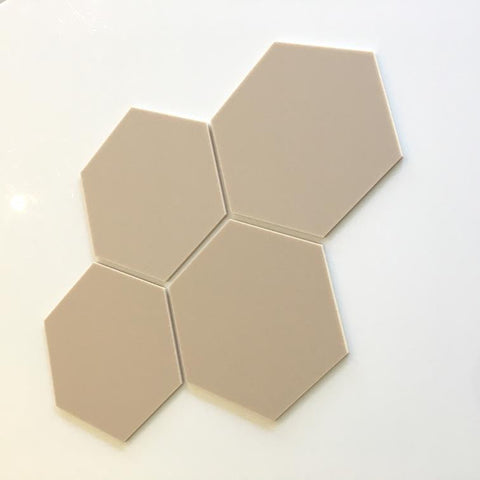 Hexagon Tiles - Latte