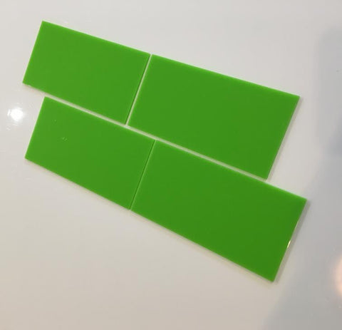 Rectangular Tiles - Lime Green