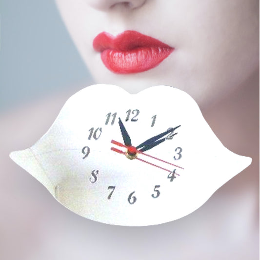 Lips Shaped Clocks - Many Colour Choices