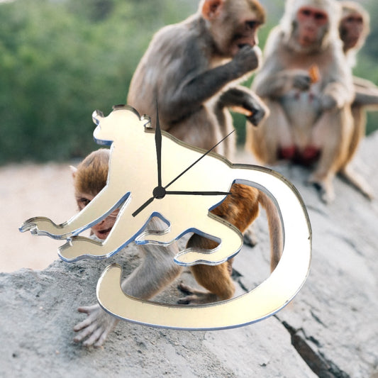 Monkey Shaped Clocks - Many Colour Choices