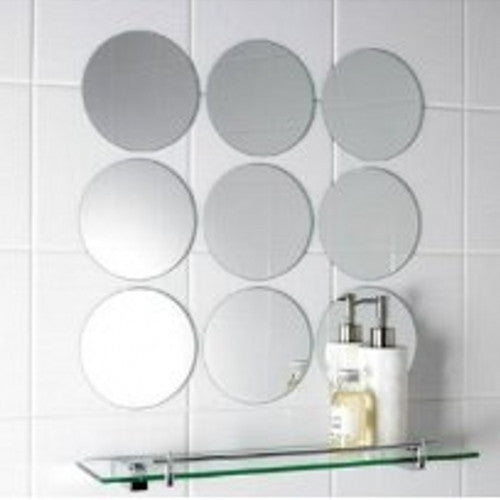 Circular Tiles  - Silver Mirror