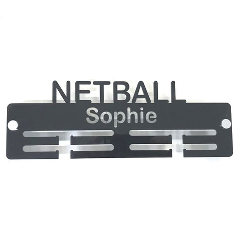 Personalised "Netball" Medal Hanger