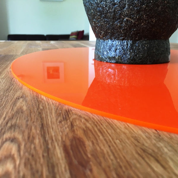 Oval Worktop Saver - Orange