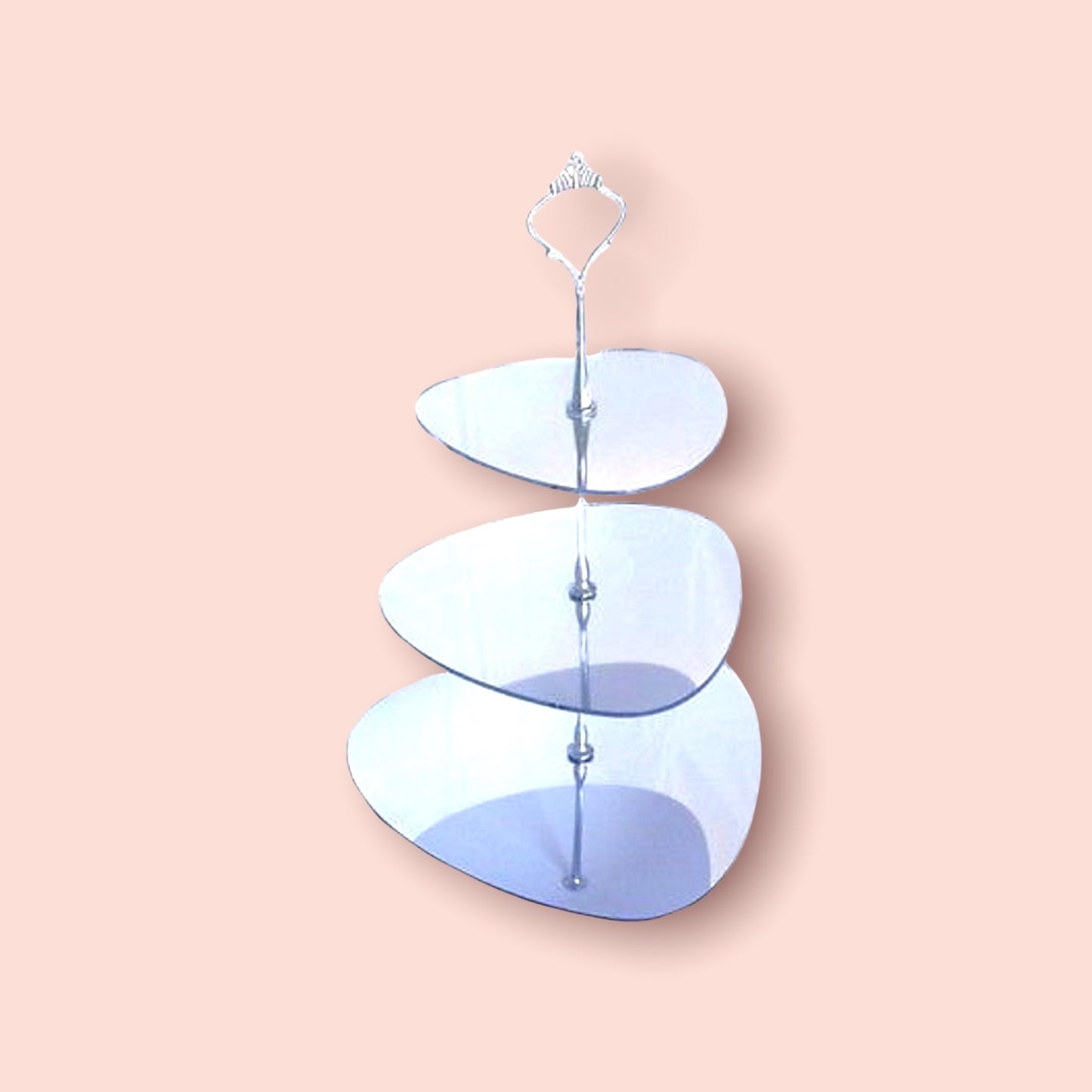 Three Tier Pebble Cake Stands