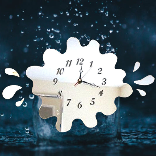 Puddle Shaped Clocks - Many Colour Choices