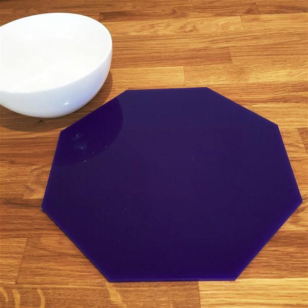 Octagonal Placemat Set - Purple