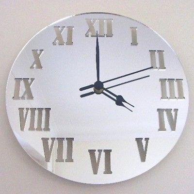 Roman Numerals Round Shaped Clocks - Many Colour Choices