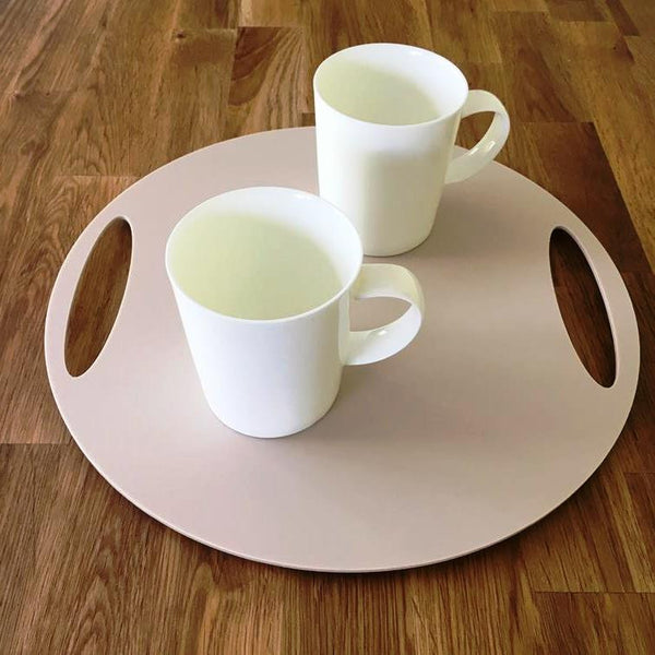 Round Flat Serving Tray - Green
