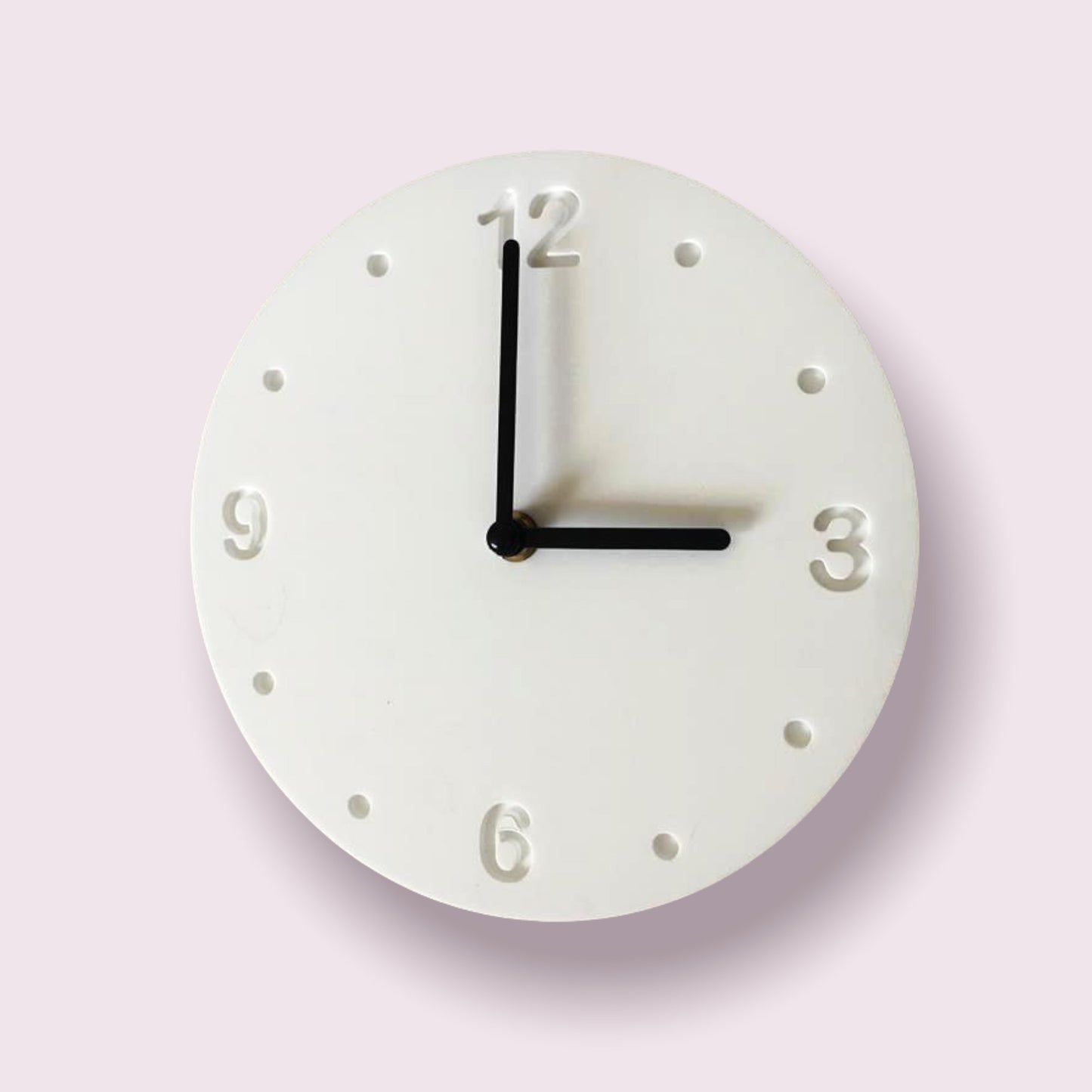 Round Shaped Two Colour Clocks - Many Colour Choices