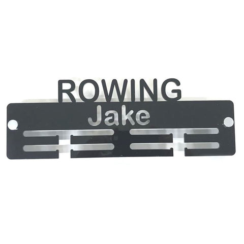 Personalised "Rowing" Medal Hanger