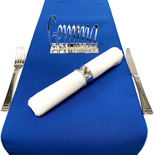 Royal Blue Soft Cotton Linen Feel Table Runners