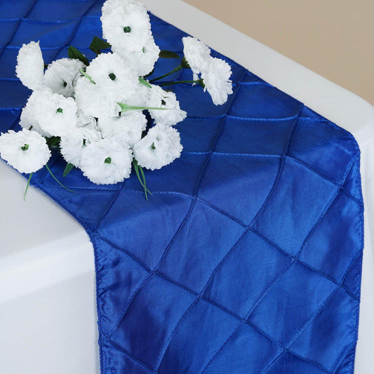 Royal Blue Pintuck Table Runners