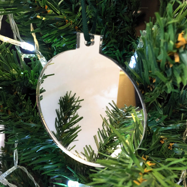 Bauble Christmas Tree Decorations Mirrored