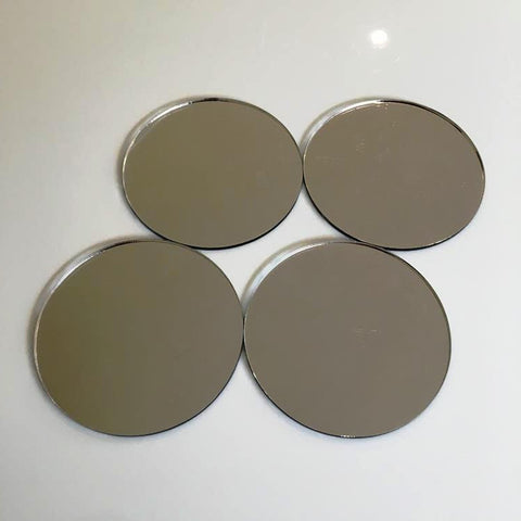Circular Tiles  - Silver Mirror