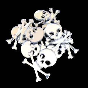 Skull and Crossbones Crafting Sets Mirrored Large