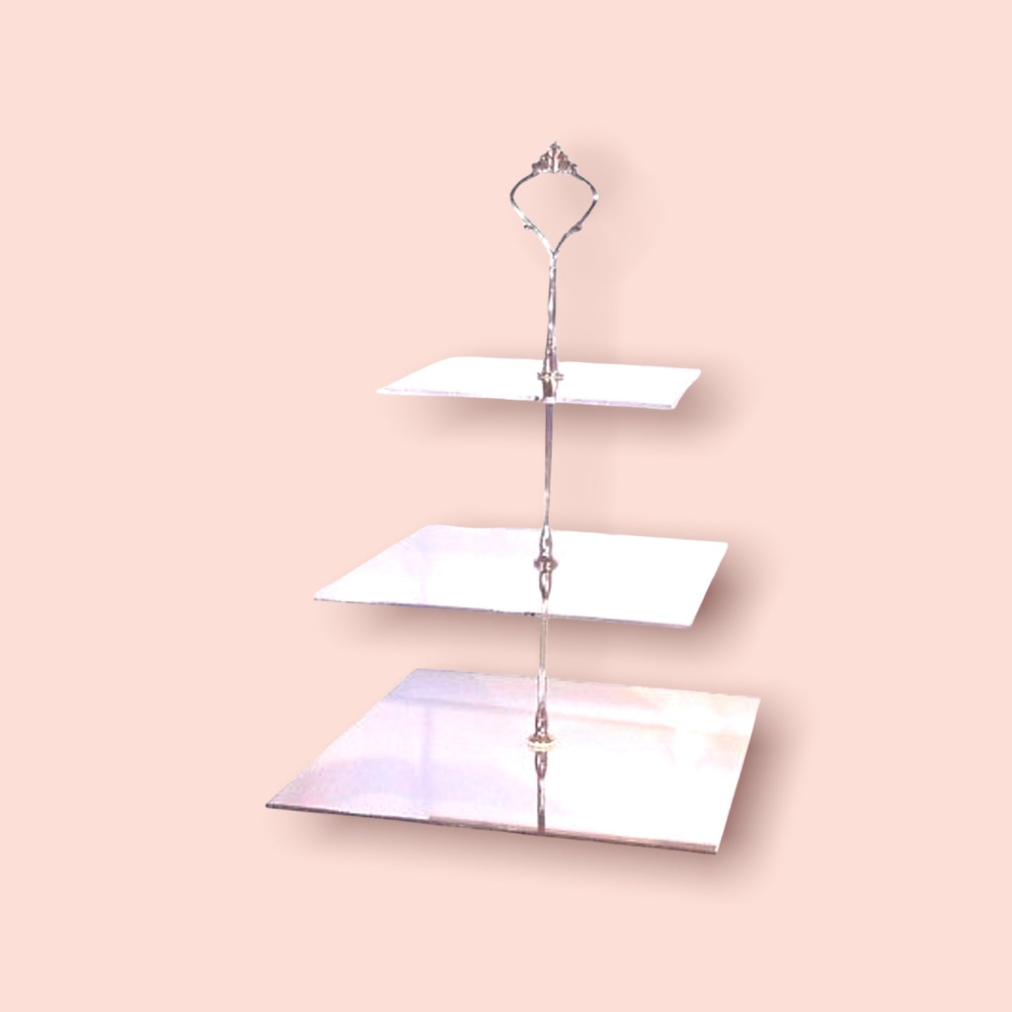 Three Tier Square Cake Stands