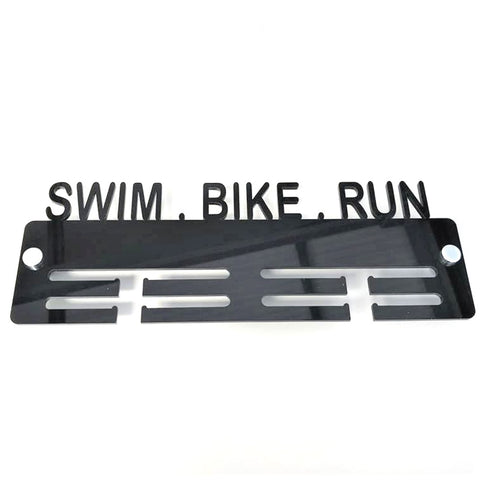Swim, Bike, Run Medal Hanger