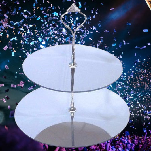 Two Tier Round Cake Stand