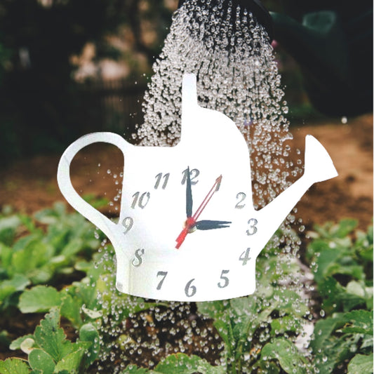 Watering Can Shaped Clocks - Many Colour Choices