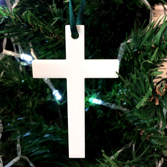 Cross Christmas Tree Decorations